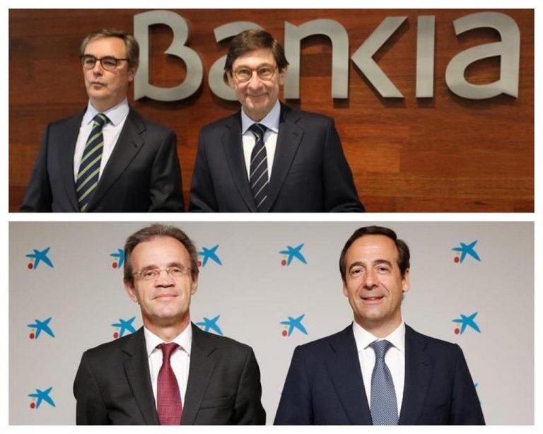 CaixaBank y Bankia estudian una posible fusión para aumentar su rentabilidad ante la crisis del Covid-19
