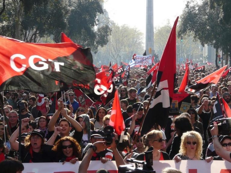 CGT abre el camino para una huelga general en Madrid para finales de octubre