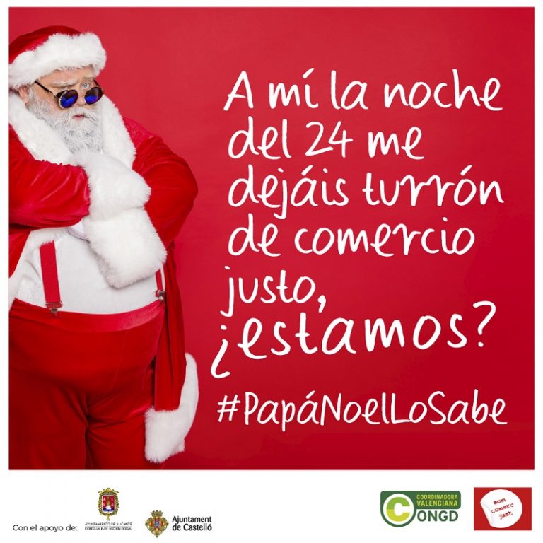 Campaña en apoyo del Comercio Justo en C.Valenciana