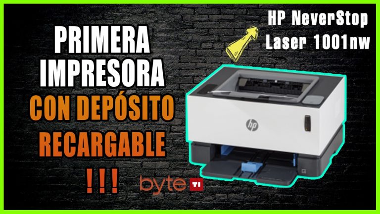 ANÁLISIS: HP Neverstop Laser 1001nw