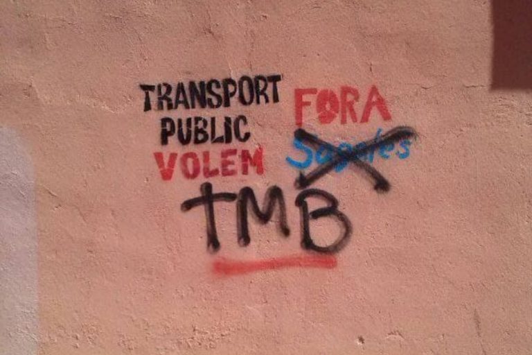 «Fora Sagalés, volem TMB». Victòria obrera – Poder Popular