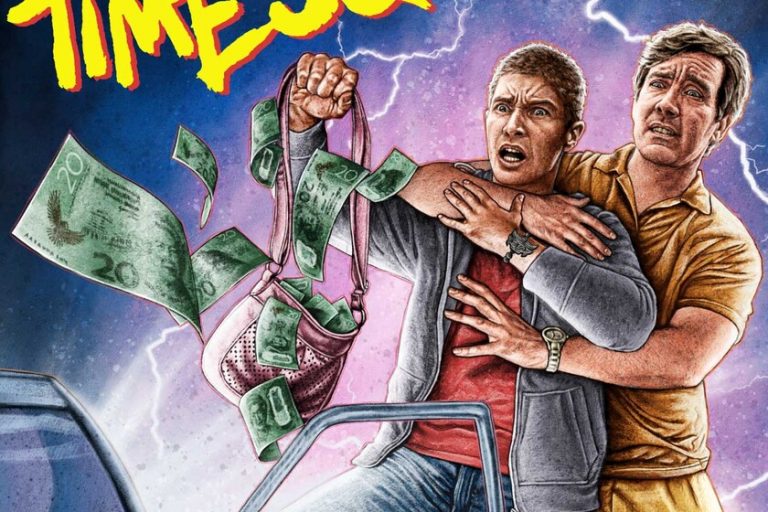 comedia ácida sobre un puñado de idiotas que viajan en el tiempo