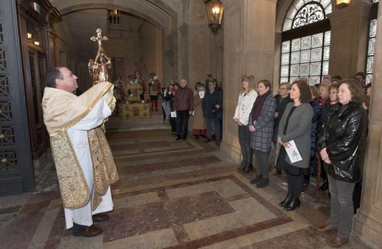 El Gobierno de Navarra no organiza recepción ni misa para la imagen religiosa del Ángel de Aralar en su sede institucional