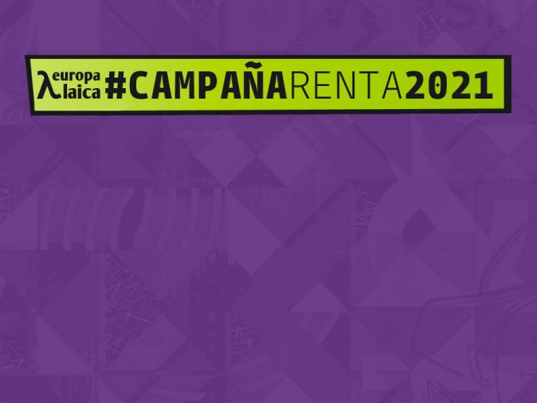 Este lunes 12 a las 19h no te pierdas la charla sobre la Campaña de la Renta 2021 de Europa Laica a cargo de Juanjo Picó
