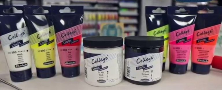 Tintas linograbado Schmincke, la gama College