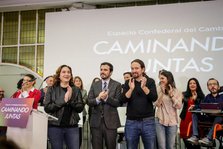 Díaz, Colau y Garzón arropan a Iglesias frente a la «desfachatez» de Ayuso y la «peor gestión posible» del Covid