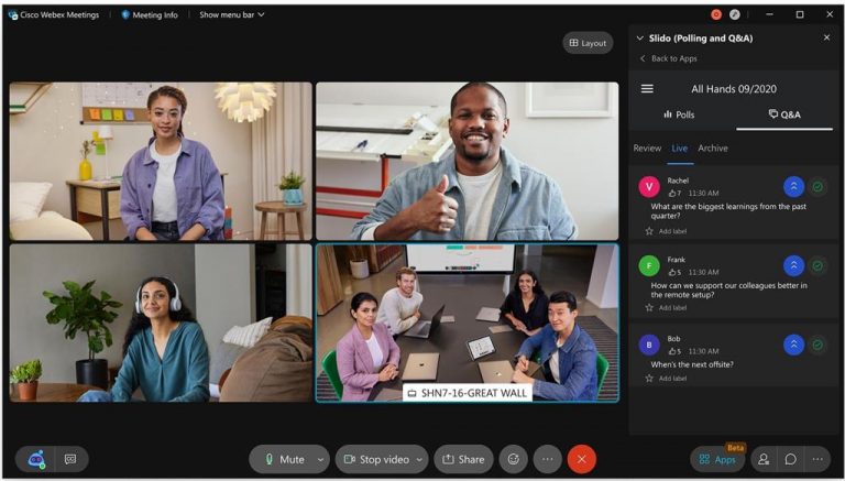 Cisco renueva la plataforma laboral Webex con herramientas para una mayor interacción y eliminación del ruido de fondo