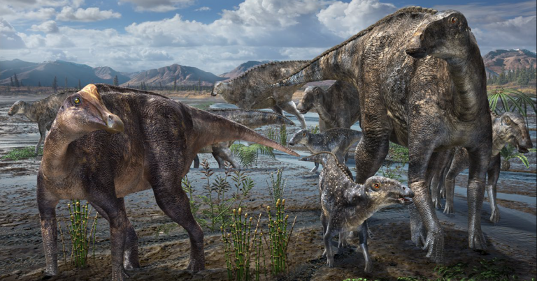 Los dinosaurios también vivían en los polos