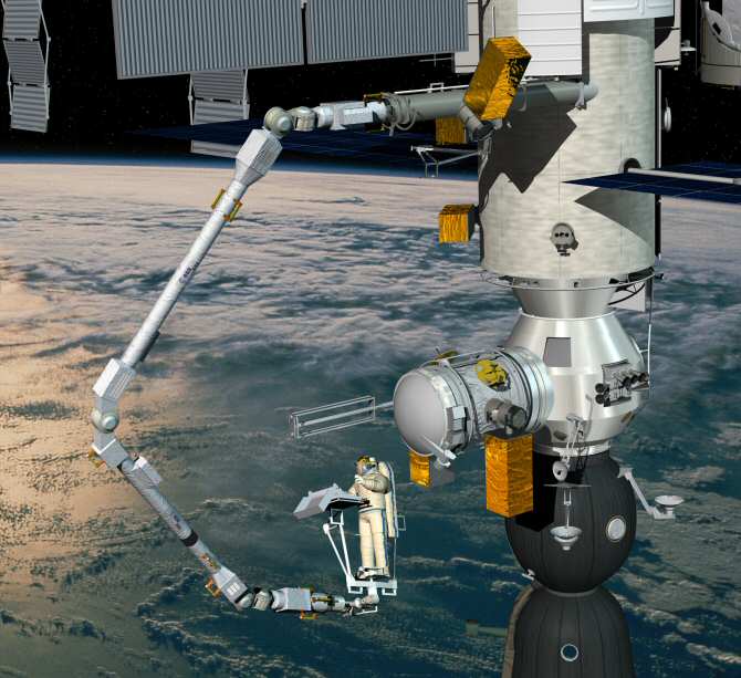 El Brazo Robótico Europeo llega a la Estación Espacial Internacional