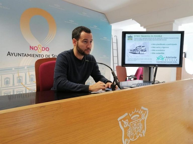 IU recurre la licitación de los contratos para la ampliación del tranvía de Sevilla