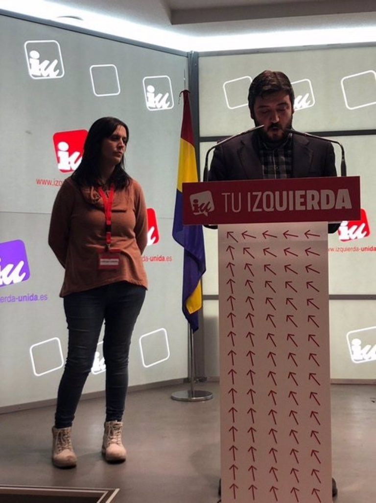 IU Madrid no contempla la salida de Garzón como ministro y acusa a Ayuso de «pagarle los favores a Vox» con Telemadrid