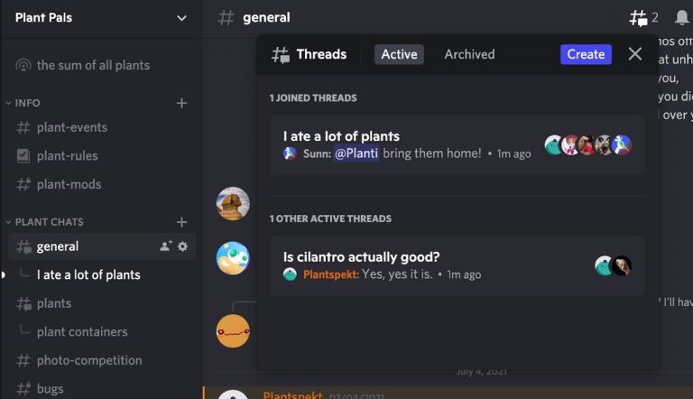 Discord introduce los hilos de conversación