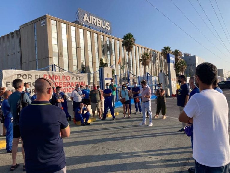 IU reclama a Gobierno y Junta que «muevan todas las fichas posibles» para evitar el cierre de Airbus Puerto Real (Cádiz)