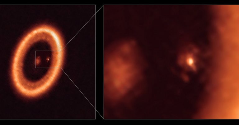Detectada por primera vez la formación de una luna en torno a un exoplaneta