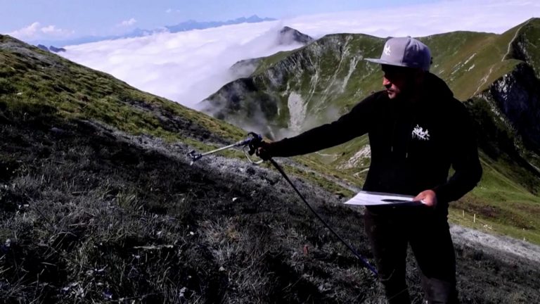 Drones capturan monumental proyecto de arte en Francia
