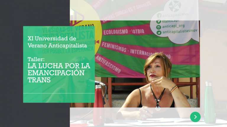 La lucha por la emancipación trans