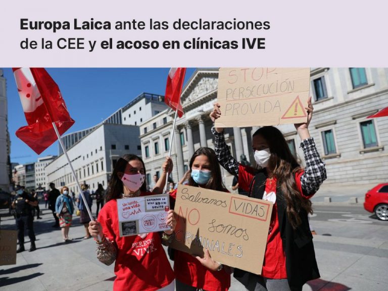 Sobre las declaraciones de la Conferencia Episcopal y el acoso en las clínicas de Interrupción Voluntaria del Embarazo – El Observatorio del laicismo