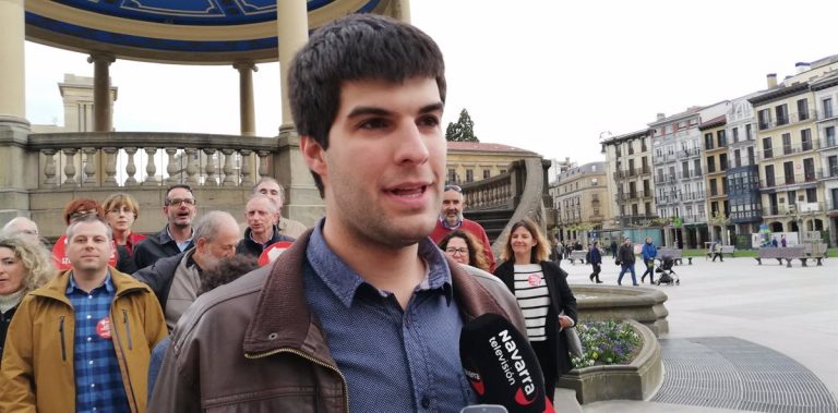 Guzmán (IUN) pide al Gobierno foral «mayor celeridad» en el cumplimiento del acuerdo programático
