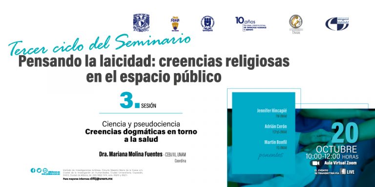creencias religiosas en el espacio público” organizada por la UNAM – El Observatorio del laicismo