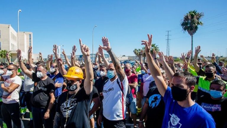 A la huelga indefinida en la Bahía de Cádiz – Poder Popular
