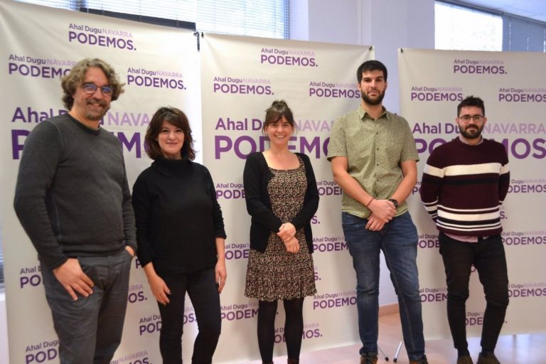 IUN y Podemos Navarra coinciden en la necesidad de articular un «frente de izquierdas» para próximas elecciones