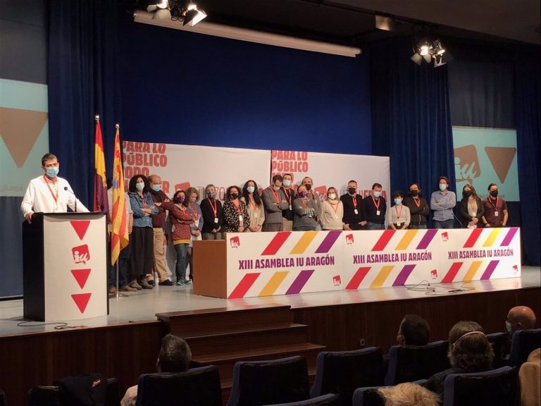 Álvaro Sanz, reelegido coordinador general de IU Aragón