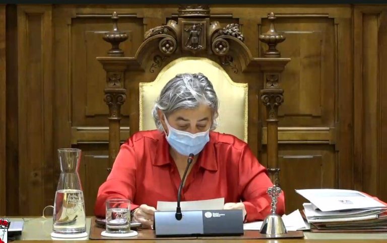«No me planteo una dimisión de nadie», recalca la alcaldesa, que niega que haya crisis de Gobierno