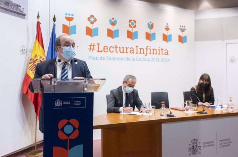 Cultura lanza un Plan de Fomento de Lectura para tres años con una dotación de al menos 40 millones de euros