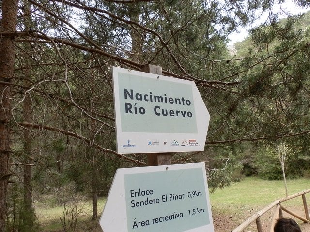 Ruta nacimiento río Cuervo, en Cuenca