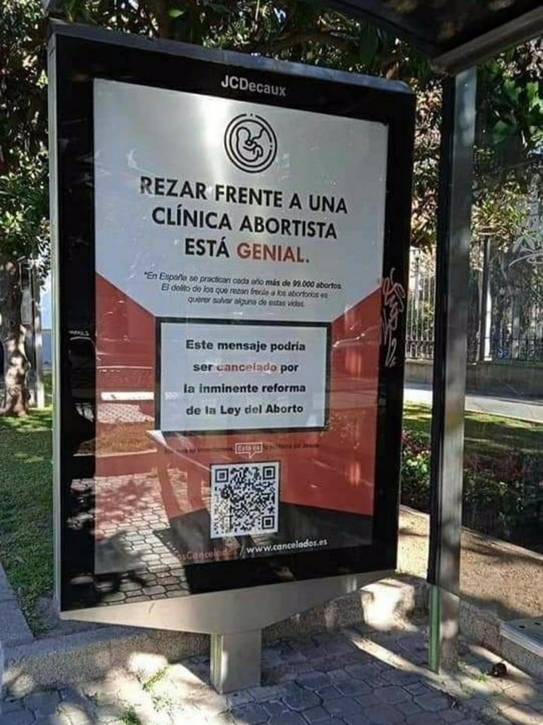 IU exige al alcalde de Córdoba la «retirada» de la campaña de publicidad que «atenta contra el derecho» al aborto