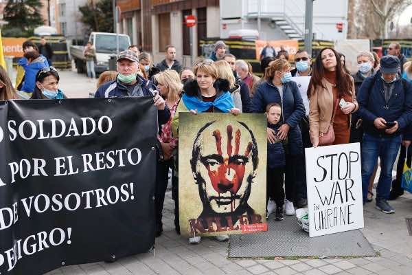 Crisis Ucrania Madrid: manifestación de los ucranianos