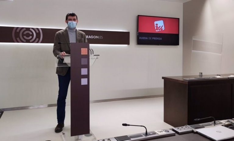 IU pide al Gobierno de Aragón que explique cómo se está aplicando la prestación para garantizar unos ingresos mínimo