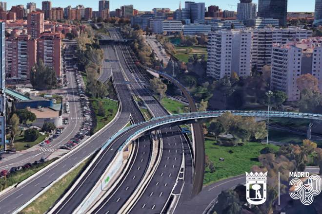 abre el nuevo viaducto de M-607 a paseo Castellana