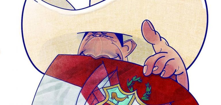 Pedro Castillo y su sombrero pierden crédito en Perú
