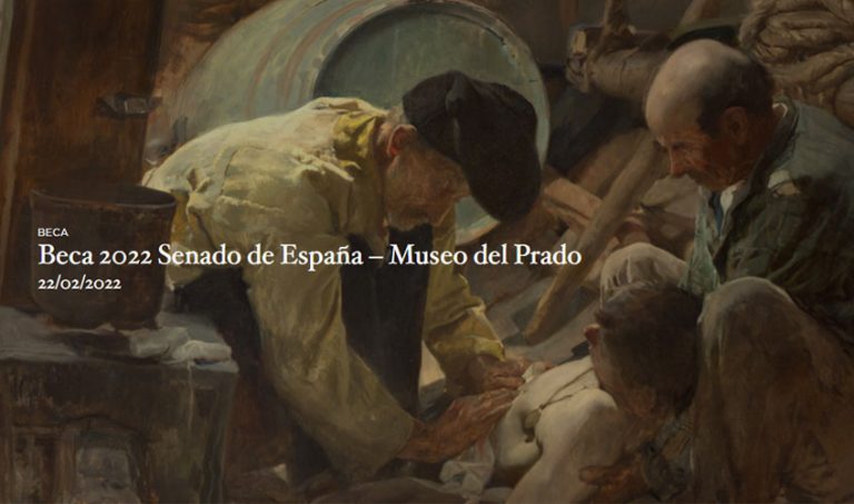 Convocada la beca 2022 Senado de España – Museo del Prado