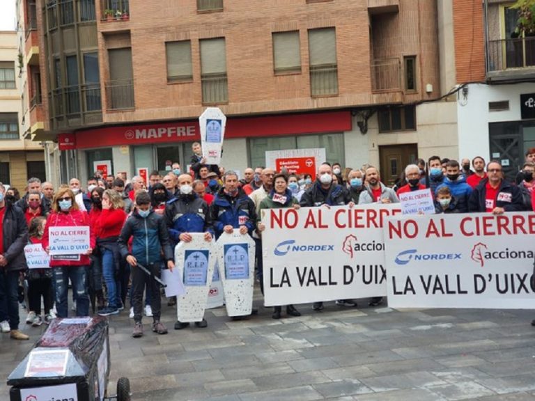 La planta de Nordex-Acciona en La Vall d’Uixó está en peligro – Poder Popular