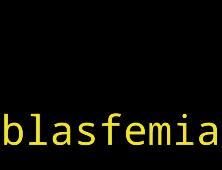 La palabra blasfemia – El Observatorio del laicismo