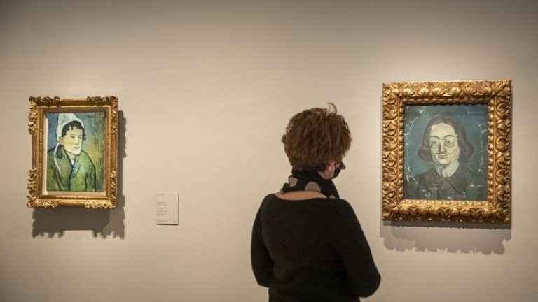 ¿Qué ocultó Picasso bajo cuatro de sus pinturas de la época azul?