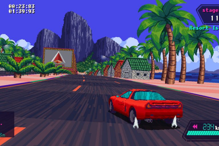 así es el arcade de conducción indie que te devuelve al volante de ‘Out Run’
