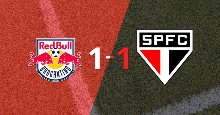 Empate a uno entre RB Bragantino y São Paulo