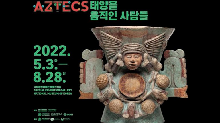 Exposición de los aztecas causa furor en Corea del Sur y se agotan boletos