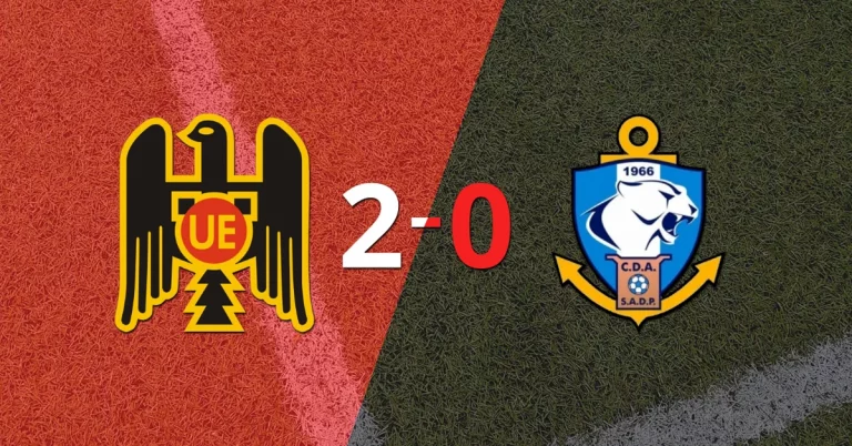 Unión Española marcó dos veces en la victoria ante D. Antofagasta en el estadio Estadio Santa Laura-Universidad SEK