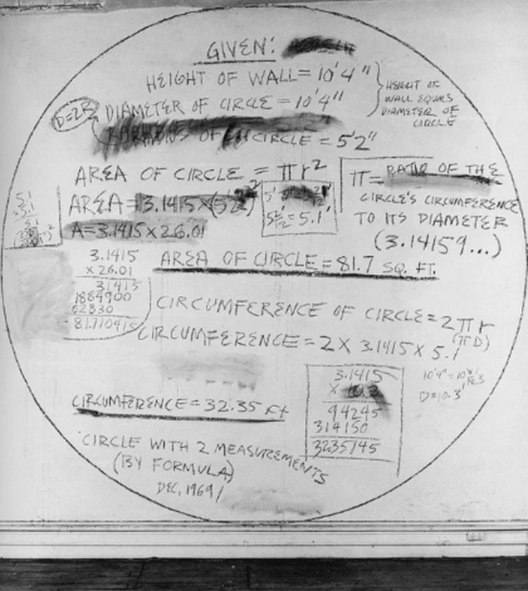 Mel Bochner, dibujos conceptuales en Chicago
