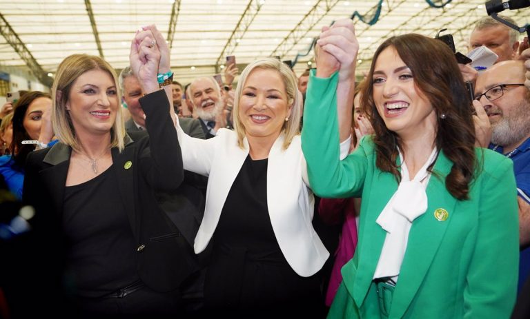 El Sinn Féin, principal partido de la Asamblea de Irlanda del Norte por primera vez en su historia