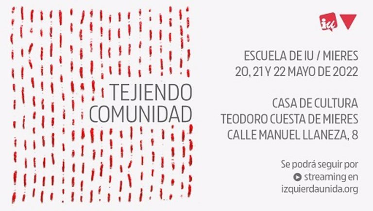 IU arranca mañana su ‘Escuela de Formación’ con la apuesta por el frente amplio de cara al nuevo ciclo electoral