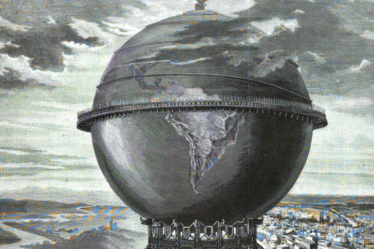 un globo terráqueo de 200 metros en el Retiro