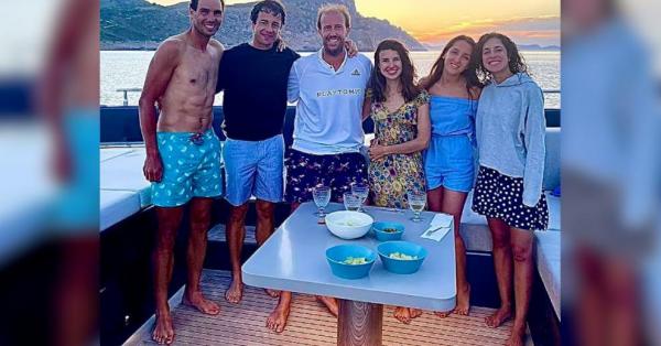 Rafa Nadal y Xisca Perelló, merecido descanso en alta mar