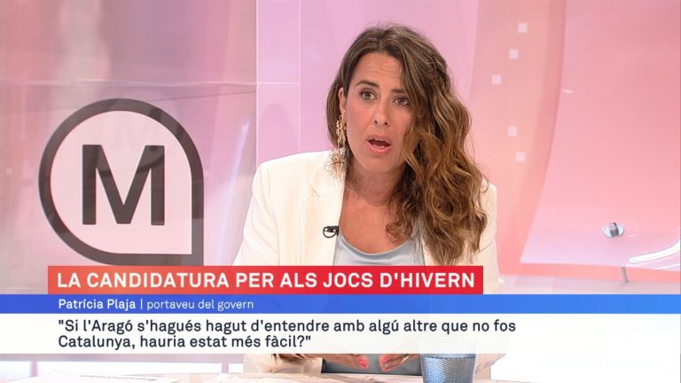 Polémica por el escote tapado de Patricia Plaja en TV3
