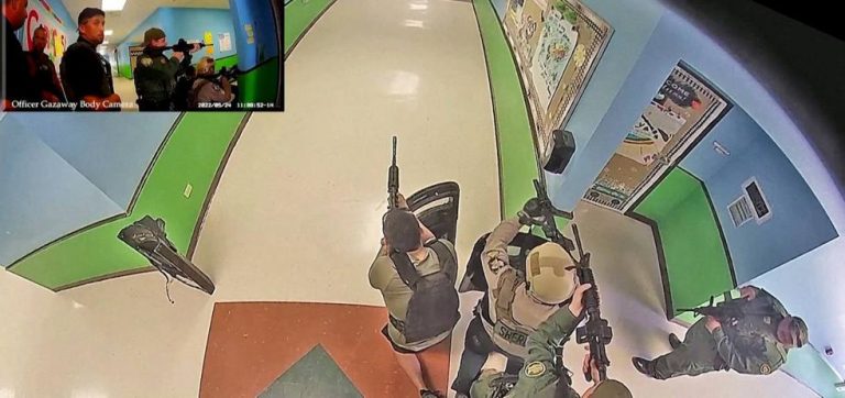 Un vídeo desvela la inacción de la Policía en la matanza de Uvalde, en Texas