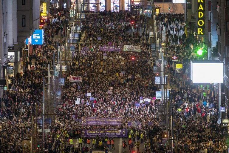 8-M en España: las manifestaciones del Día de la Mujer, en imágenes